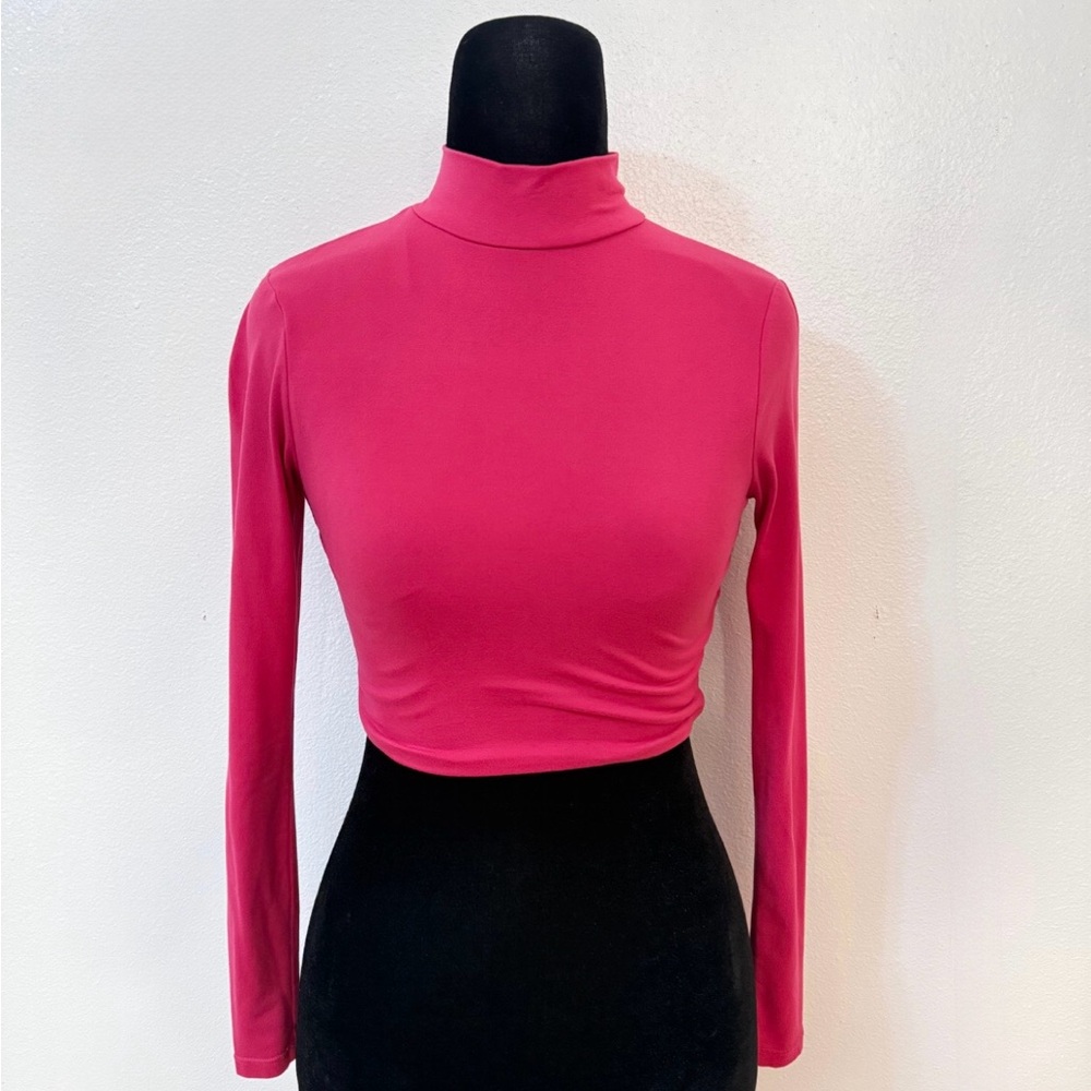 Windsor Pink Fitted Crop Top